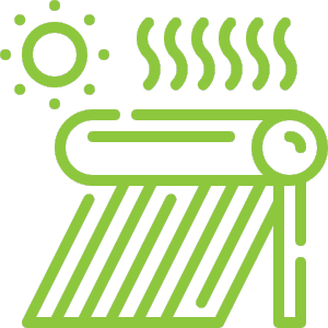 Solar hot water logo
